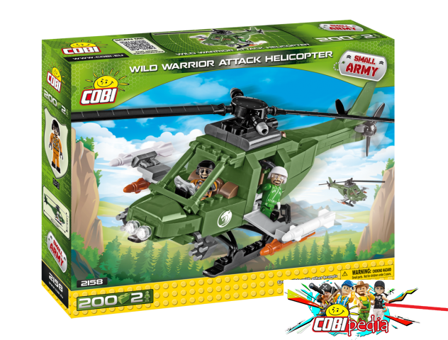 Cobi 2158 Wild Warrior Attack Helicopter